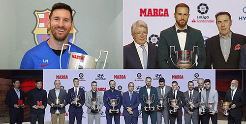 مسی بهترین بازیکن و گلزن فوتبال اسپانیا شد
