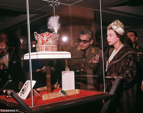 عکس: ملکه الیزابت در ایران