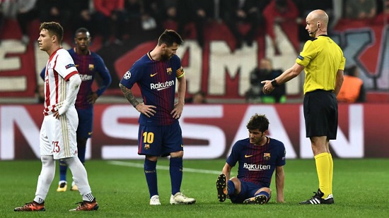 دوری یک ماهه 2 بازیکن بارسلونا تایید شد