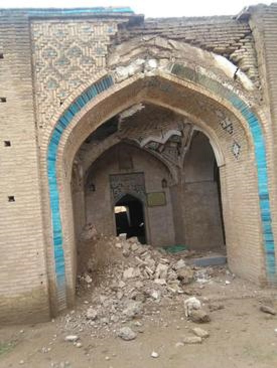آسیب به بناهای تاریخی خوزستان بر اثر بارندگی