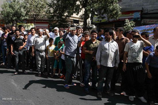 تصاویری از بازسازی صحنه سرقت در تهران