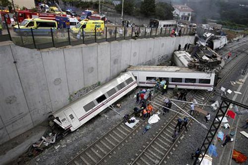 حادثه خونین قطار مسافربری در اسپانیا