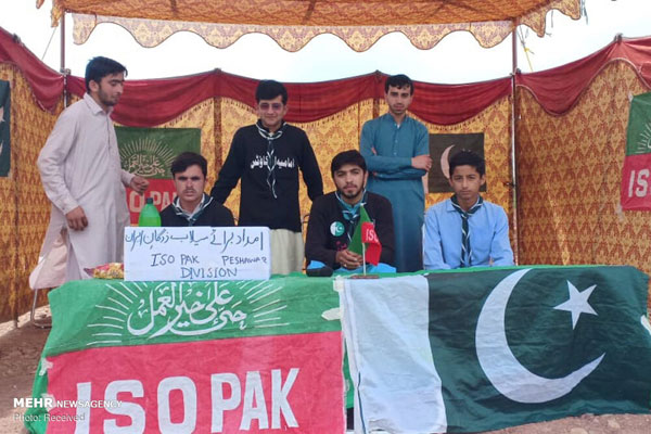 جمع‌آوری کمک برای سیل‌زدگان در پاکستان