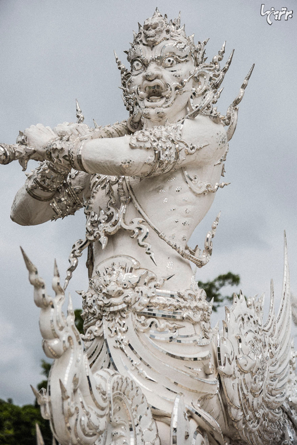 بهشت و جهنم را در معبد سفید تایلند ببینید