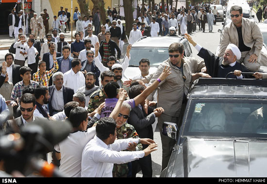 عکس: حسن روحانی در سیستان و بلوچستان