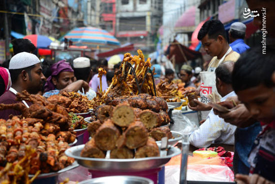 بازار خوراکی‌های اندونزی برای ماه رمضان