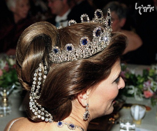 گردنبندهای سلطنتی ملکه سوئد +عکس