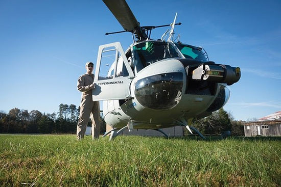 بالگرد خودران برای ارسال تجهیزات به میدان جنگ
