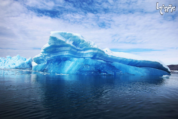 تصاویر دیدنی از کوه‌های یخ شناور