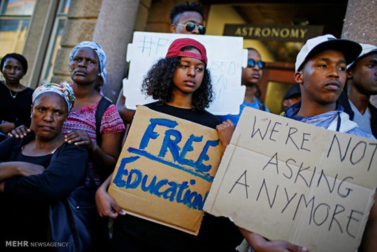 اعتراضات دانشجویی در آفریقای جنوبی‎