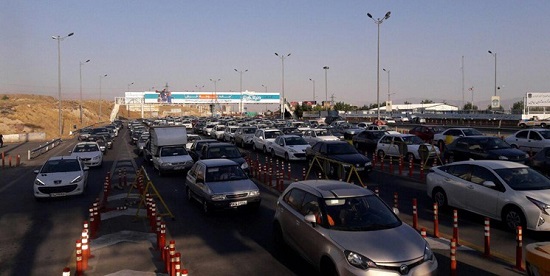 ترافیک فوق‌سنگین در هراز و فیروزکوه