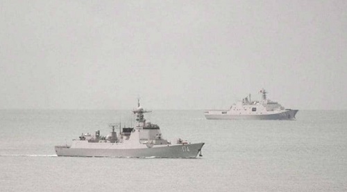 حمله لیزری کشتی نظامی چینی به جت استرالیایی!
