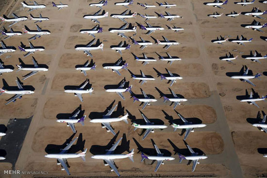 عکس: گورستان هواپیماها