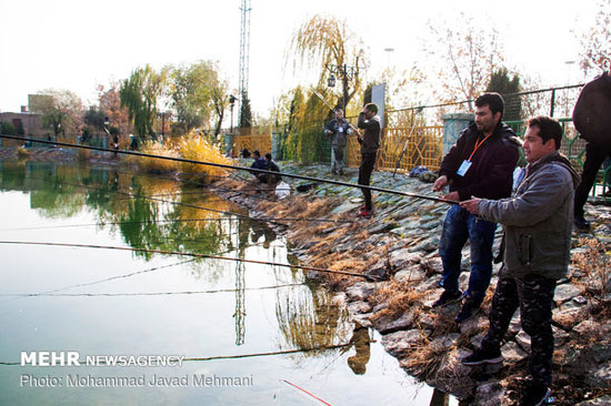 جشنواره ماهیگیری در دریاچه پارک رازی