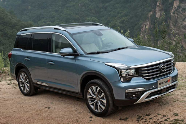 SUV ترامپچی GS8 آماده عرضه در بازار چین