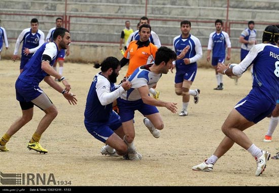 مسابقات راگبی در مشهد +عکس