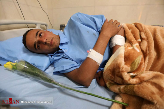 مجروحان حمله تروریستی اهواز در بیمارستان