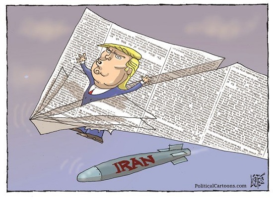 کاریکاتور: تفاوت موشکی ایران و آمریکا را ببینید!