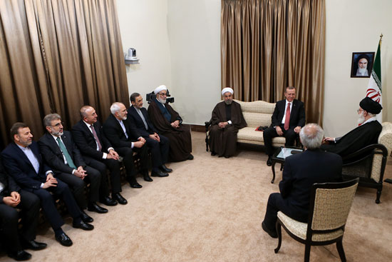 عکس: دیدار رییس جمهور ترکیه با رهبری