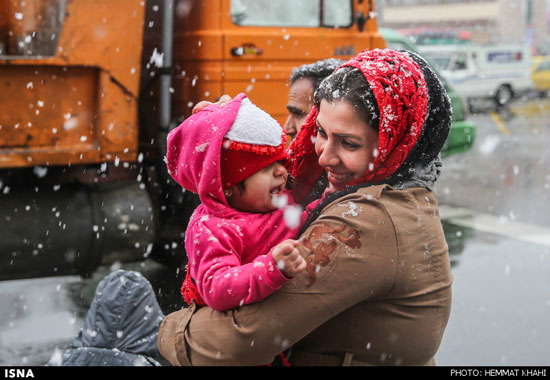 عکس: بارش برف در تهران