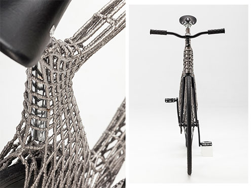 عکس: ساخت دوچرخه‌ با فناوری سه بعدی