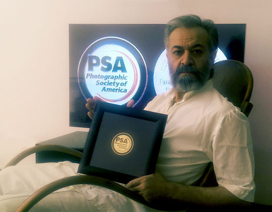 مدال طلای هالیوود برای عکاس ایرانی