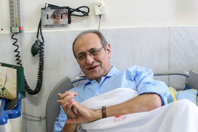 صدرالدین شجره در بیمارستان