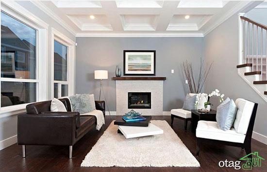 رنگ آمیزی اتاق پذیرایی با ترکیب‌های زیبا و جدید