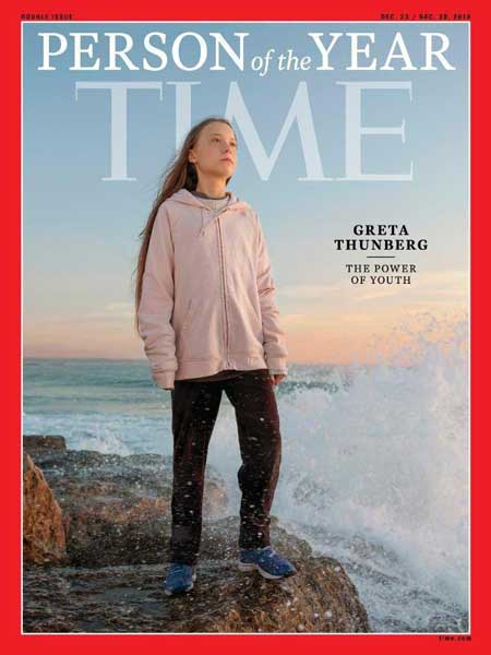 گرتا تونبرگ، شخصیت سال مجله «تایم» شد