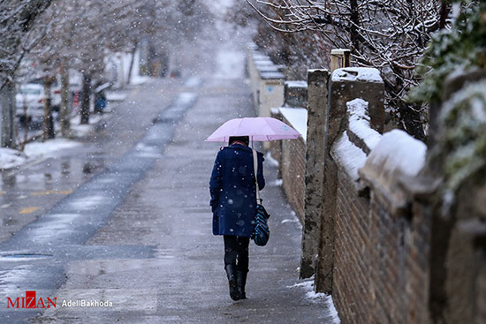 بارش برف پاییزی استان‌های غربی